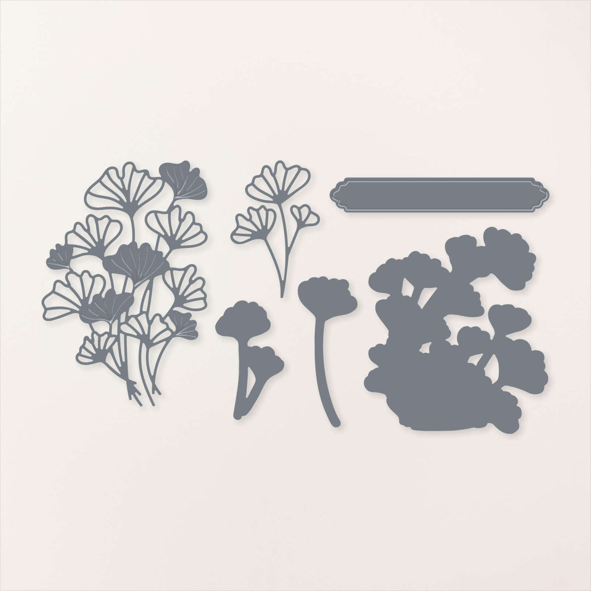 Ginkgo Branch Dies | Retired Die Collection | Stampin' Up!