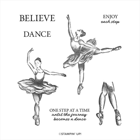 Ballet Beauty | Retired Cling Mount Stamp Set | Stampin' Up!