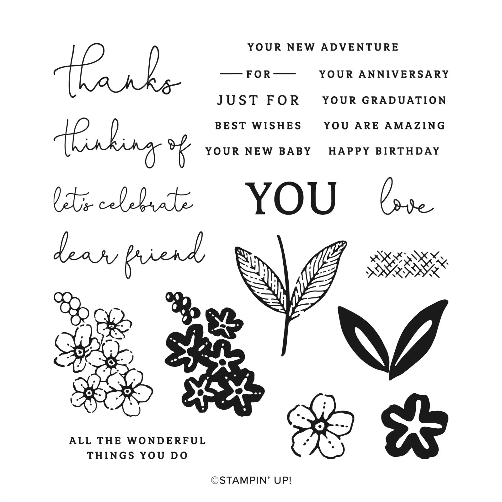 Sentimental Park | Retired Photopolymer Stamp Set | Stampin' Up!