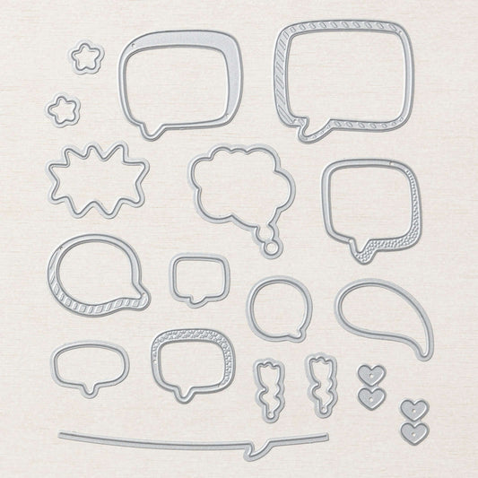 Conversation Bubbles Dies | Retired Die Collection | Stampin' Up!