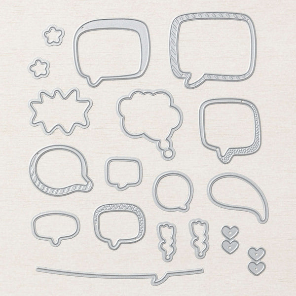 Conversation Bubbles Dies | Retired Die Collection | Stampin' Up!
