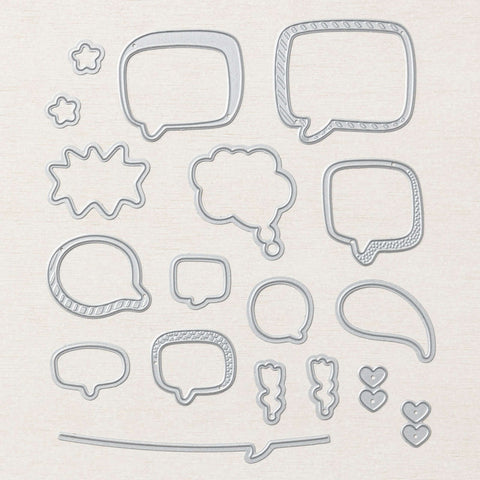 Conversation Bubbles Dies | Retired Die Collection | Stampin' Up!