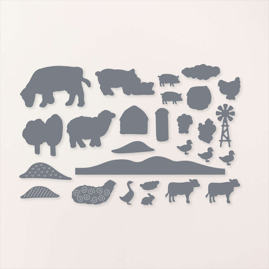 On the Farm Dies | Retired Die Collection | Stampin' Up!