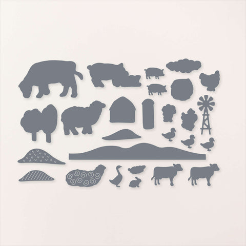 On the Farm Dies | Retired Die Collection | Stampin' Up!