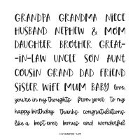 Best Family Ever | BRAND NEW, NEVER USED | Retired Photopolymer Mount Stamp Set | Stampin' Up!