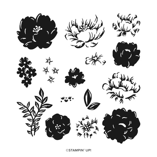 Two-Tone Flora | Retired Photopolymer Stamp Set | Stampin' Up!