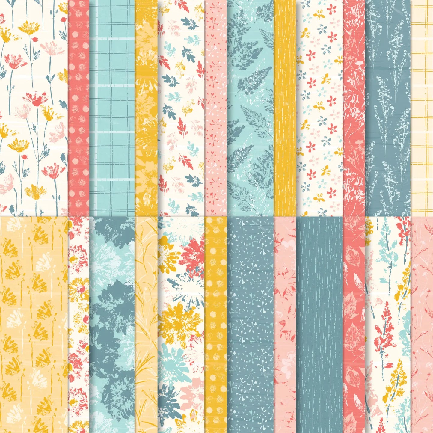 Inked Botanicals DSP | 12 Sheets SHARE | Retired Paper | Stampin' Up!