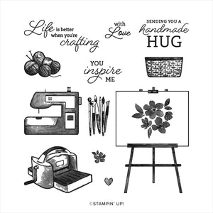Crafting With You | Retired Photopolymer Stamp Set | Stampin' Up!