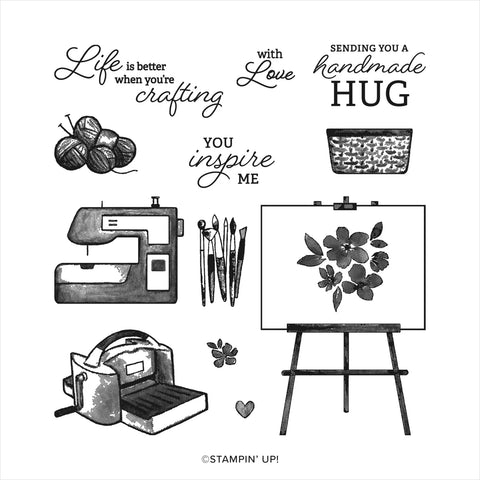 Crafting With You | Retired Photopolymer Stamp Set | Stampin' Up!