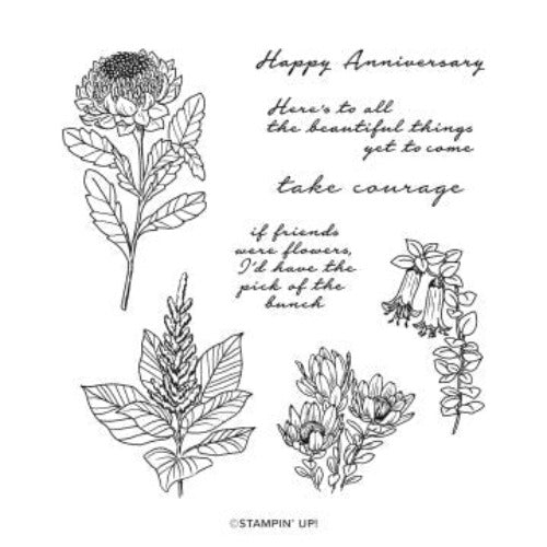 Everlasting Beauty | Retired Cling Mount Stamp Set | Stampin' Up!