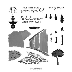 Your Path Awaits | BRAND NEW, NEVER USED! | Retired Photopolymer Stamp Set | Stampin' Up!