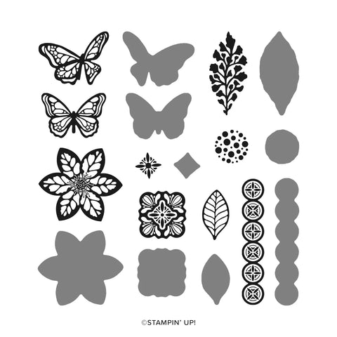Enchanted Butterfly | Retired Photopolymer Stamp Set | Stampin' Up!