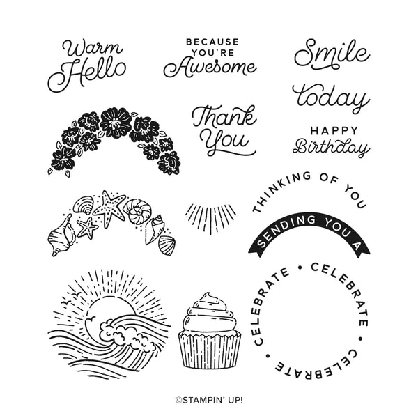 Circle Sayings | Retired Photopolymer Stamp Set | Stampin' Up!