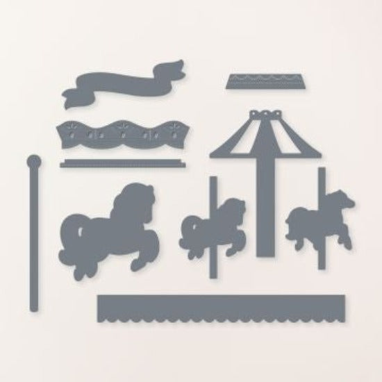 Carousel Horses Dies | Retired Dies Collection | Stampin' Up!