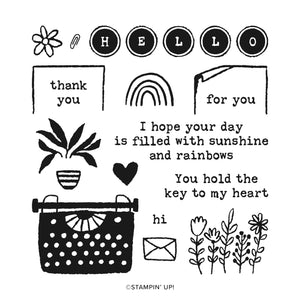 Just My Type | Retired Photopolymer Stamp Set | Stampin' Up!