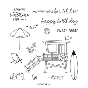 Beach Day | Retired Photopolymer Stamp Set | Stampin' Up!