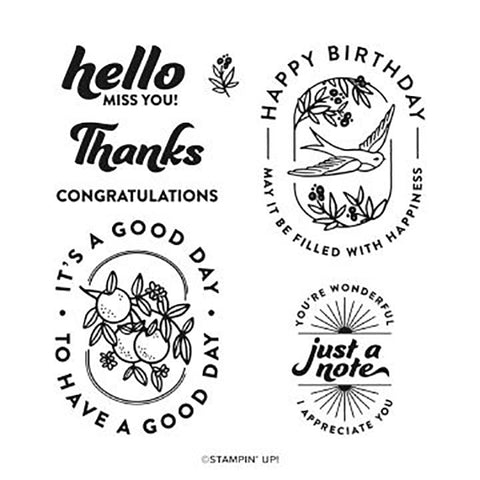 Filled with Happiness | Retired Photopolymer Stamp Set | Stampin' Up!