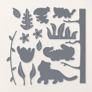 Jungle Pals Dies | BRAND NEW, Never Used | Retired Dies Collection | Stampin' Up!