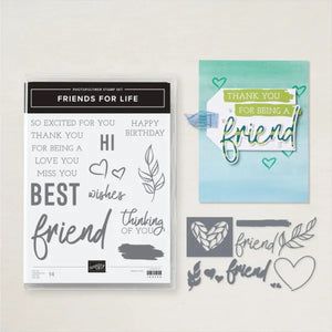 Friends for Life Bundle | Retired Photopolymer Mount Stamp Set and Dies | Stampin' Up!