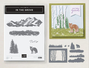 In the Grove Bundle | Retired Cling Mount Stamp Set and Dies | Stampin' Up!