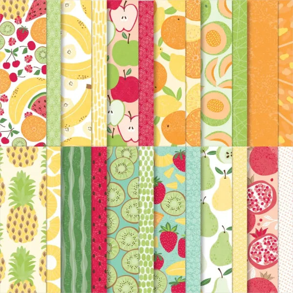 Fruit Salad DSP | 13 Sheets (Leftovers) | Retired Paper | Stampin' Up!