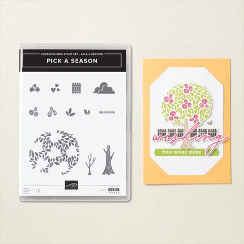 Pick a Season | BRAND NEW, NEVER USED! | Retired Photopolymer Stamp Set | Stampin' Up!