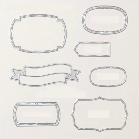 Traditional Labels Dies | Retired Die Collection | Stampin' Up!