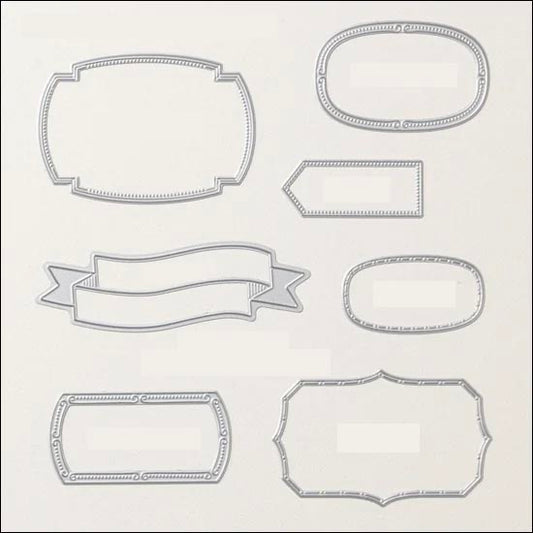 Traditional Labels Dies | Retired Die Collection | Stampin' Up!