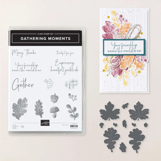 Gathering Moments Bundle | Retired Photopolymer Mount Stamp Set and Dies | Stampin' Up!
