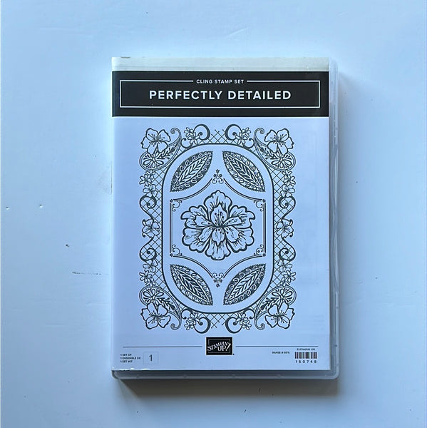 Perfectly Detailed | Retired Cling Mount Stamp Set | Stampin' Up!