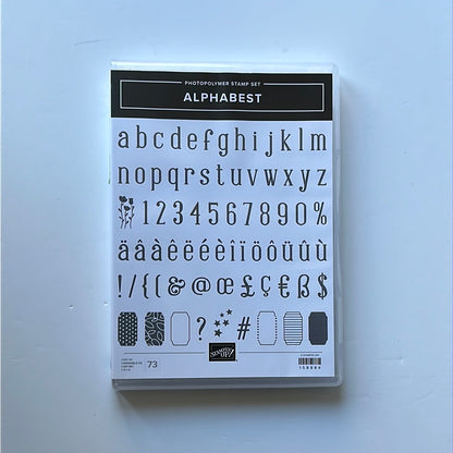 Alphabest | BRAND NEW, Never Used | Retired Photopolymer Stamp Set | Stampin' Up!