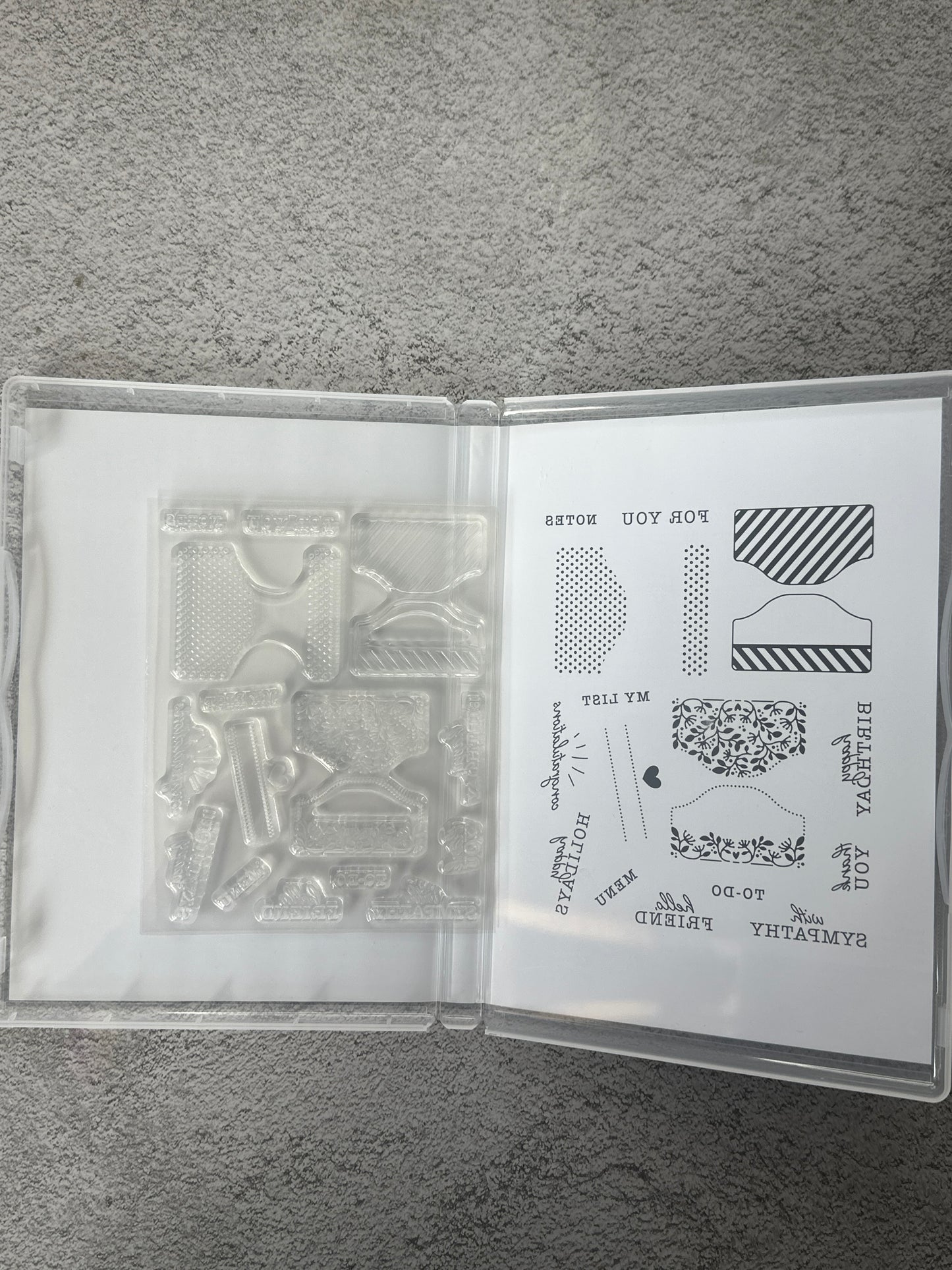 Keeping Tabs | Retired Photopolymer Stamp Set | Stampin' Up!