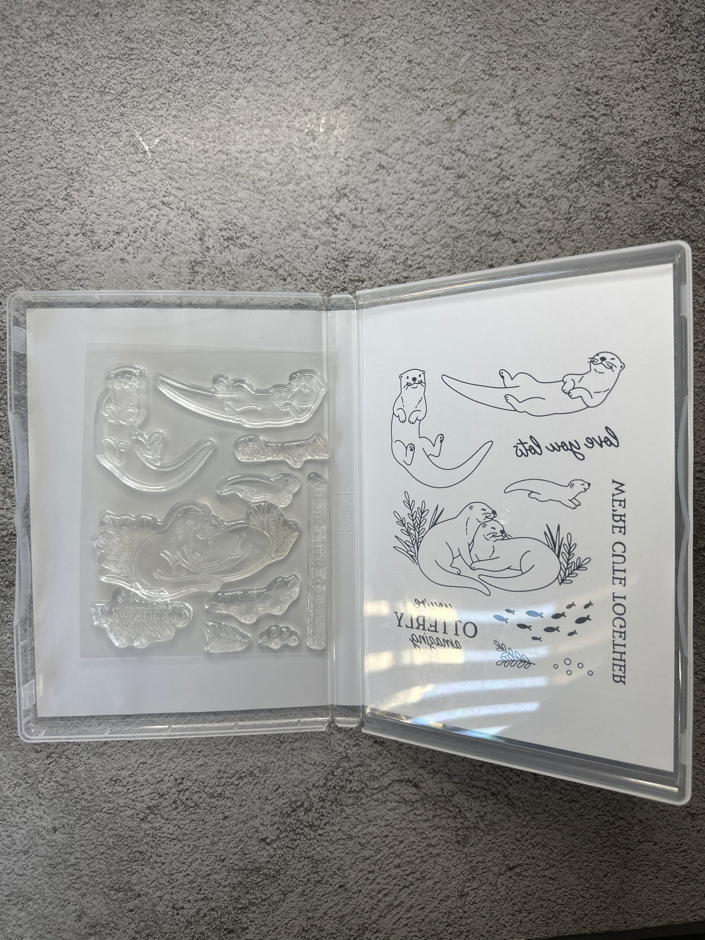 Otterly Amazing Bundle | Retired Photopolymer Mount Stamp Set and Dies | Stampin' Up!