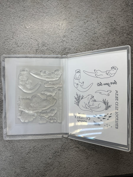 Otterly Amazing Bundle | Retired Photopolymer Mount Stamp Set and Dies | Stampin' Up!