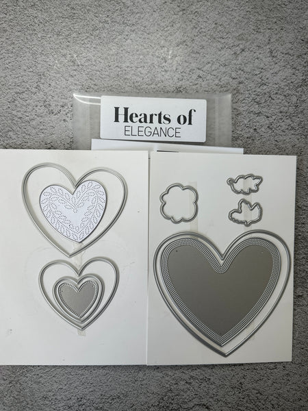 Hearts of Elegance Bundle | Retired Photopolymer Mount Stamp Set and Dies | Stampin' Up!