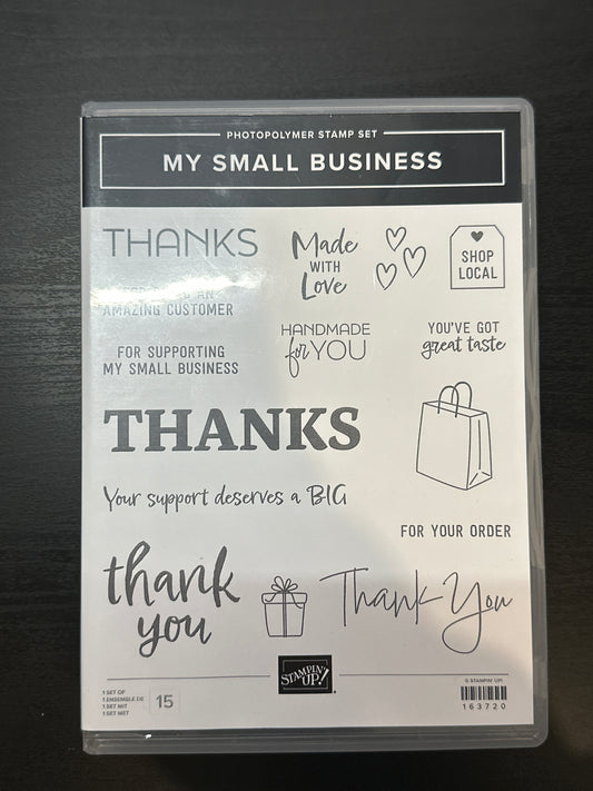 My Small Business | Retired Photopolymer Stamp Set | Stampin' Up!