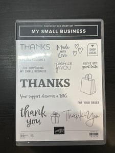 My Small Business | Retired Photopolymer Stamp Set | Stampin' Up!
