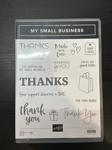 My Small Business | Retired Photopolymer Stamp Set | Stampin' Up!