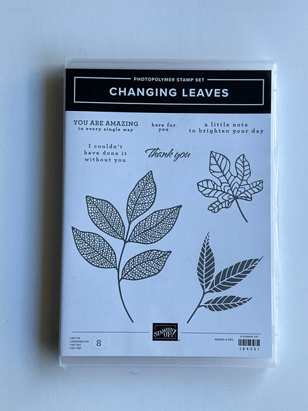 Changing Leaves | Retired Photopolymer Stamp Set | Stampin' Up!