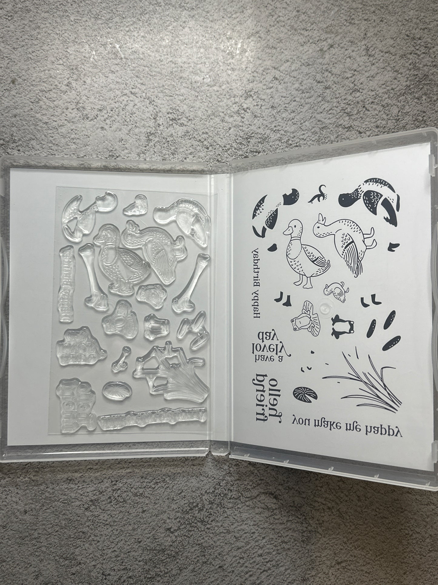 Charming Duck Pond Bundle | Retired Photopolymer Mount Stamp Set and Dies | Stampin' Up!