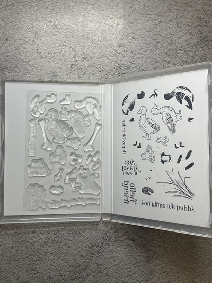 Charming Duck Pond Bundle | Retired Photopolymer Mount Stamp Set and Dies | Stampin' Up!