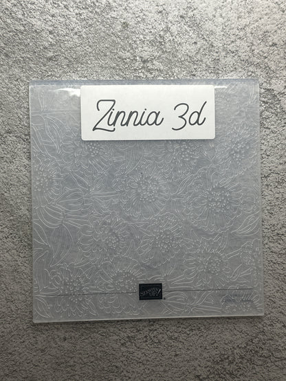 Zinnia 3D Embossing Folder | Retired Embossing Folder | Stampin' Up!
