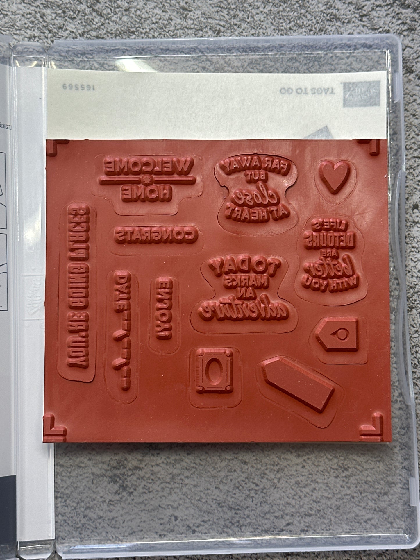 Tags to Go Patch Bundle | Retired Cling Mount Stamp Set and Dies | Stampin' Up!