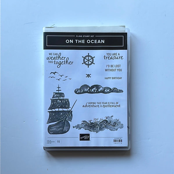 On the Ocean | Retired Cling Mount Stamp Set | Stampin' Up!