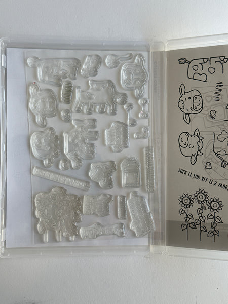 Cutest Cows | Retired Photopolymer Stamp Set | Stampin' Up!
