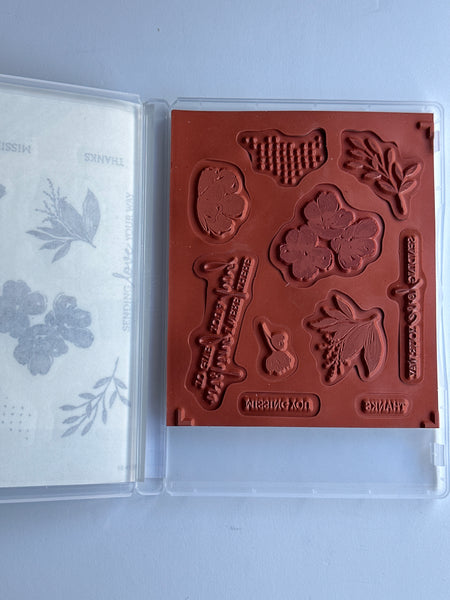 Regal Flora Bundle | Retired Cling Mount Stamp Set and Dies | Stampin' Up!