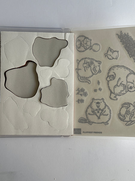 Fluffiest Friends | Retired Cling Mount Stamp Set | Stampin' Up!