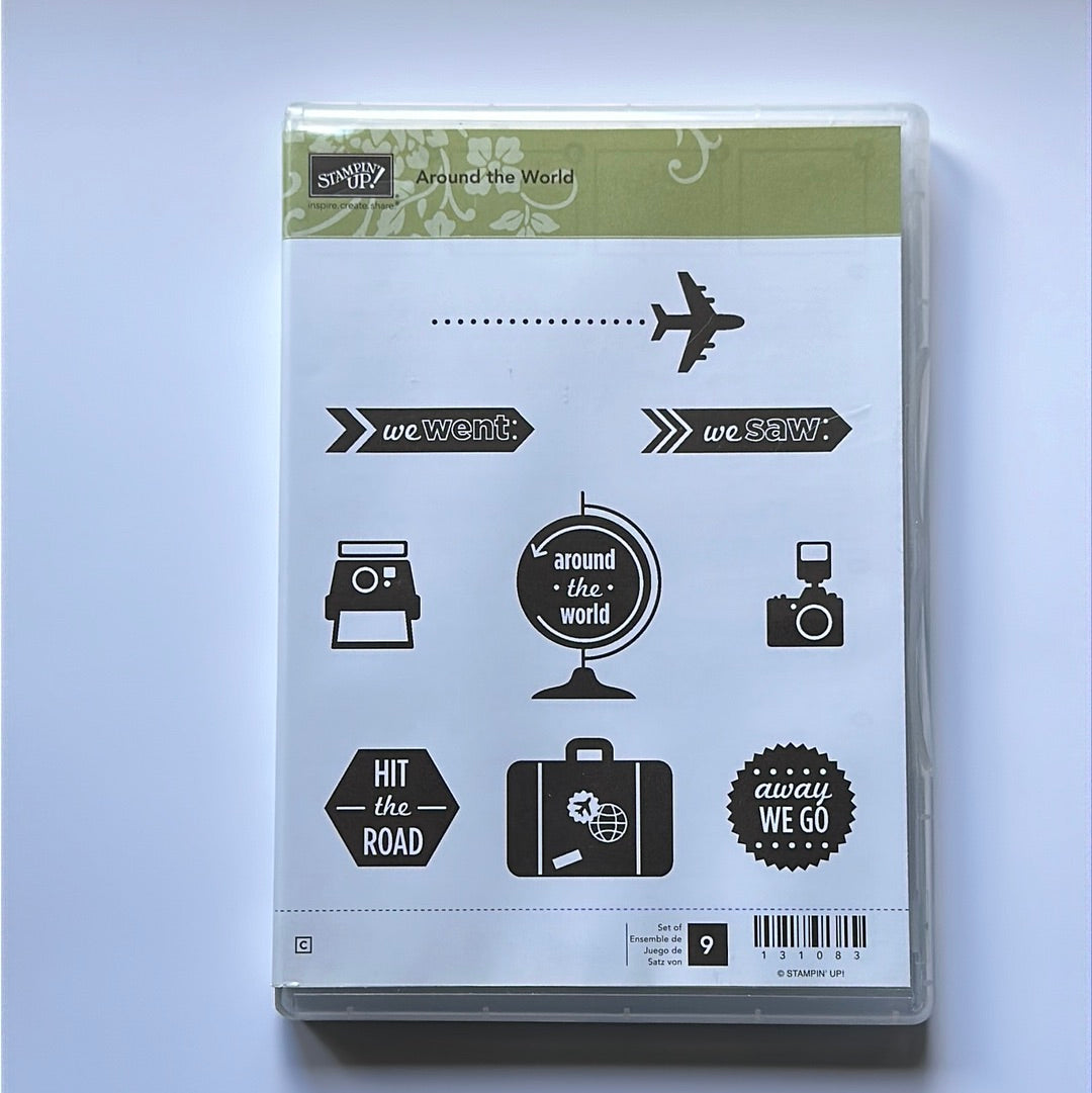 Around the World | Retired Clear Mount Stamp Set | Stampin' Up!
