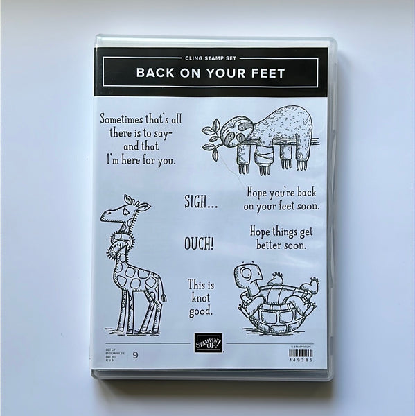 Back on Your Feet | Retired Cling Mount Stamp Set | Stampin' Up!