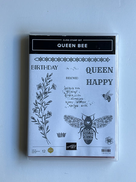 Queen Bee | Retired Cling Mount Stamp Set | Stampin' Up!